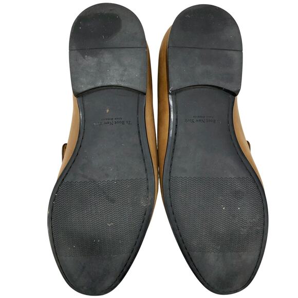 To Boot New York Loafers Mens 8 Tan Leather Horsebit Slip On Dress Shoes Italian - Picture 11 of 12